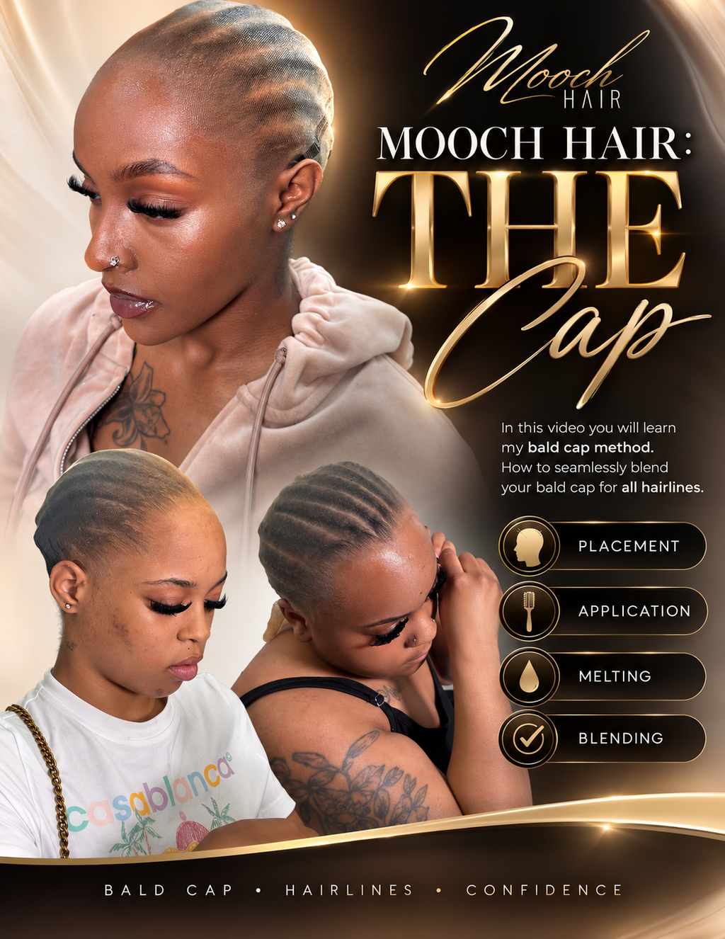 Mooch Hair: The Cap | The Ultimate Bald Cap Application Tutorial
